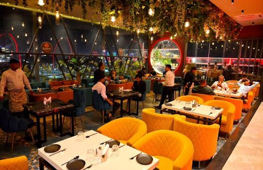 The Trunk Rooftop fine dine Restaurant Mathura | Best Cafe in Mathura | Best bar in Mathura