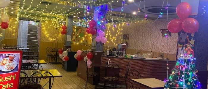 sushi cafe and continental restaurant